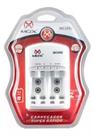 Carregador Pilha Bateria Aaa Aa 9v Recarregavel Com Autostop