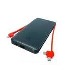 Carregador Portátil 20000mah Power Bank 3 em 1 Móvel KAIDI KD-232 Carregador Portátil 20000mah Power Bank 3 em 1 Móvel KAIDI KD-232