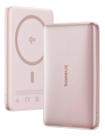 Carregador Portatil Baseus PicoGo AM41 Megsafe 10.000mAh 27w Turbo carregamento por indução ou cabo Power bank cor Rose Gold