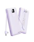 Carregador portátil charmast C2046S 20000mAh com cabos embutidos