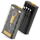Carregador portátil Power Bank 10000mAh 22,5 W com cabos embutidos