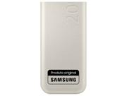 Carregador Portátil Power Bank 20.000mAh Samsung 3 Portas Usbc Super Rápido 45W Bege 402 Gramas EBP4520