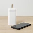 Carregador Portatil Power Bank Turbo 20.000mAh Com Lanterna e Multissaídas