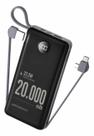 Carregador Portátil Power Bank Turbo 20000mah Universal 3 cabos Carrega Samsung Motorolola Xiaomi Todos tipo C Lightning e V8 22,5w Display Digital Carregador Portátil Power Bank Turbo 20000mah Universal 3 cabos Carrega Samsung Motorolola Xiaomi Todos tipo C Lightning e V8 22,5w Display Digital