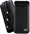 Carregador Portátil Power Bank Universal 10000mAh 3 Cabos Integrados de (Micro USB, USB-C e IOS) Carregador Portátil Power Bank Universal 10000mAh 3 Cabos Integrados de (Micro USB, USB-C e IOS)