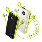 Carregador Portátil Sem Fio Carregamento Ultra Rápido Display 4 Saídas Leve Para Viagens BTE09