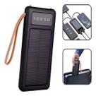 Carregador Portátil Solar 20.000mah 5 Em1 Power Bank Preto