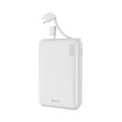 Carregador Portátil Universal DECO com Cabo Branco10.000 mAh