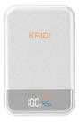 Carregador Power Bank 10000 Mah Kaidi Magnético Cor Branco