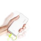 Carregador Power Bank 5000 mAh Com Cabo V8 e Lightning Compatível com iPhone 14 / 14 Pro/ 14 Pro Max