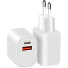 Carregador Quanta QTCACR2 20 W USB - Branco Carregador Quanta QTCACR2 20 W USB - Branco
