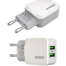 Carregador Rápido 2.4A 12W 2 USB Kaid Carregador Rápido 2.4A 12W 2 USB Kaid