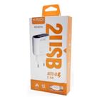 Carregador Rápido 2.4a 2 usb transferencia de dados eficaz