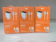 Carregador rapido 2usb al 9088 v8 110/220v 5.1a