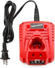Carregador rápido Ahomtikk 12V compatível com bateria Milwaukee Carregador rápido Ahomtikk 12V compatível com bateria Milwaukee