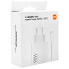 Carregador rápido Original Xiaomi 90W HyperCharge USB Tipo-A + Cabo USB-C 1m, 110V/220V.