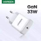 Carregador rápido UGREEN 33W PD GaN USB C compatível 30W 25W 20W