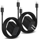 Carregador REUTIXUN de 45 W com cabo USB C para C de 3 m para Samsung