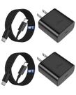 Carregador Ryaobwu 45W USB-C, pacote com 2 unidades para Samsung Galaxy S25 Ultra