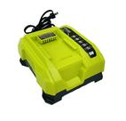 Carregador RYOBI OP406A 40V de íon de lítio Rapid para baterias de 40V Carregador RYOBI OP406A 40V de íon de lítio Rapid para baterias de 40V