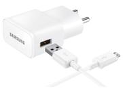 Carregador Samsung Turbo 15W EP-TA20BWB Ultra Rápido com Cabo Micro USB
