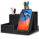 Carregador sem fio TopMade Fast Charger com organizador de mesa