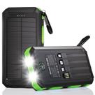 Carregador Solar Durecopow 20000 mAh com 3 Portas e 4 Cabos Carregador Solar Durecopow 20000 mAh com 3 Portas e 4 Cabos
