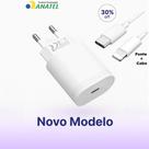 Carregador Tipo C USBC Turbo Completo Com Cabo Compatível Modelo Iphon XR 11 12 13 14 Inova Original