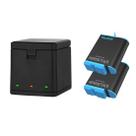 Carregador Triplo + 2 Baterias para GoPro Hero 8 / 7 / 6 / 5 Black - Telesin