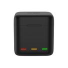 Carregador Triplo Preto para GoPro 9, 10, 11 e 12 Black - Telesin Carregador Triplo Preto para GoPro 9, 10, 11 e 12 Black - Telesin