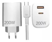 Carregador Turbo 200w Usb-c Para Xiaomi 14, 13t, K60 Poco F5 Carregador Turbo 200w Usb-c Para Xiaomi 14, 13t, K60 Poco F5