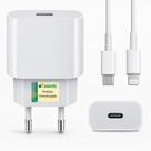 Carregador Turbo 20W + Cabo Lightning para USB-C Compatível Iphone 11 12 13 14 Pro Max X XR XS Carregador Turbo 20W + Cabo Lightning para USB-C Compatível Iphone 11 12 13 14 Pro Max X XR XS