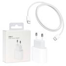Carregador Turbo 20w Completo USBC Compatível com iPhone 15 16 17 Pro e Pro Max Cabo e Fonte Bivolt