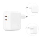 Carregador Turbo 35w Duas Entradas Tipo C para Smartphone Tablet e Fone de Ouvido