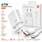 Carregador Turbo 67w Tipoc Compativel Com Xiaomi Redmi 9T 10T 11T 12T 13T Smart