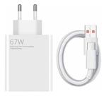 Carregador Turbo 67w Tipoc Compativel Com Xiaomi Redmi 9T 10T 11T 12T 13T Smart