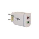 Carregador Turbo De Parede Bivolt 4A 2 Entradas Usb Bright