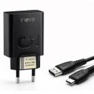 Carregador Turbo Duo 50w Com Cabo Usb Type C Carrega Todos Celulares