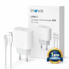 Carregador Turbo Fonte 20w Tipo c e Lightning