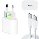 Carregador Turbo Fonte 20w Usb-c+ Cabo Tipo-c Compatível com iphone 15 15 pro 15 max