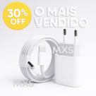 Carregador Turbo Fonte 20w Usbc Completo Com Cabo Compatível Modelo Iphon 12 13 Inova Original