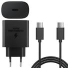 Carregador Turbo para Samsung Galaxy A14 A15 A16 A17 25W USB-C Super Rápido Preto