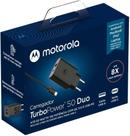 Carregador Turbo Power 50W Motorola USB-C Duo G6 Original