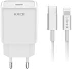 Carregador Turbo Rapido 20W USB-C e Cabo Lightning compativel Apple Iphone
