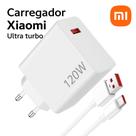 Carregador Turbo Xiaomi 120W Original Tipo-C Carrega 100% em Minutos Alta Performance Carregador Turbo Xiaomi 120W Original Tipo-C Carrega 100% em Minutos Alta Performance