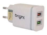 Carregador ultra rapido 4a 2 entradas usb