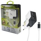 Carregador ultra rapido micro usb v8 com 2 entradas 3.1a - xcell