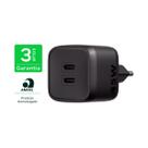 Carregador Ultrarrapido 45W C/ 2 Portas Usb-C Gan Ec20 4820191