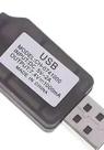 Carregador USB 7.4V SM-4P Para Bateria De Carro RC DE36W DE65 HM202 EC08 EC16 E Lançador De Bolinhas