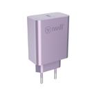 Carregador USB-C 20W Branco PD Charger iWill Adapt Parede Carregador USB-C 20W Branco PD Charger iWill Adapt Parede